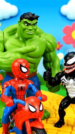 Venom Stole Spider-Man’s Bike 😱🚲 | Spider-Man Toys #SpidermanToys#VenomToy #SpidermanShorts