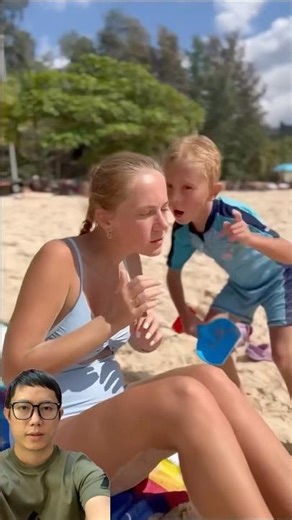 Hai mẹ con trả đũa kẻ xấu ở bãi biển #trending #trendingshorts #trendingvideo #shorts #shortsviral