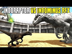 *NEW* INDORAPTOR VS *NEW* INDOMINUS REX | ARK SURVIVAL EVOLVED