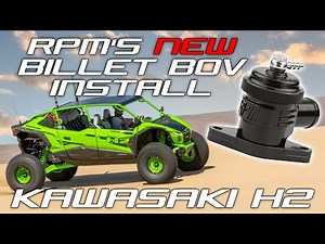 Kawasaki Teryx H2 Billet Blow Off Valve Install & Sound Test