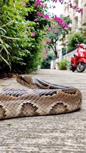 “You Won’t Believe This Python in a Residential Area | ASMR Nature Sounds” #treepython