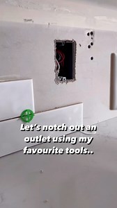 How I nitch out tile around an electrical outlet @iqpowertools @montolittilingtools . . ➡️ Follow @dj.tiling for more ⬅️ . . . . . . . . . . . . . . . . . #construction #diy #bathroom #tips #tutorial #king #tiling #work #design #tips #reelitfeelit #reel #instagood #home #fun #followformore #tools #fyp #beautiful #howto #home #trending #trend #ootd #viral #renovation | DJ.Tiling