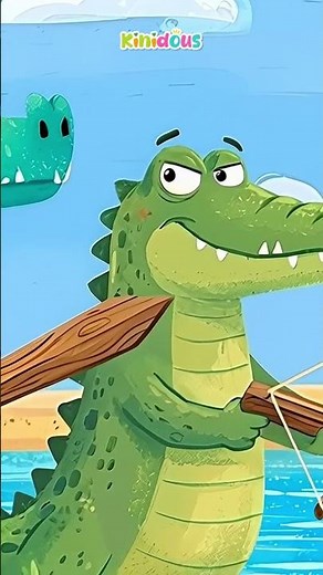 Comptine Ah les crocodiles ! 🐊 #comptines #crocodile #animaux #chansonenfants