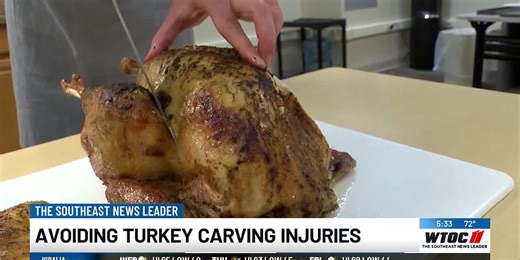 Doctor shares safe carving techniques for your Thanksgiving turkey