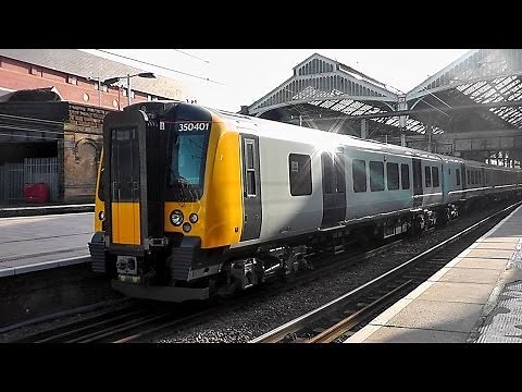 Class 350 Desiro 350401 makes its first ever run to Preston 14/11/13