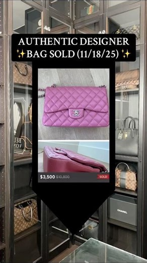 AUTHENTIC DESIGNER HANDBAG NOW SOLD: Subscribe to learn how to sell authentic designer handbags. 😍
