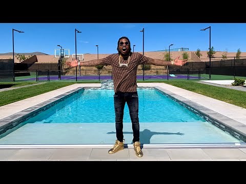 Jumping In The Swimming Pool With Designer Clothes, Shoes & Jewelry For 8 Million Subs!