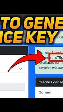 Lisence Key Tutorial
