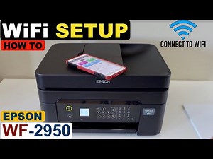Epson WorkForce WF-2950 WiFi Setup, Connect To Wireless Network.