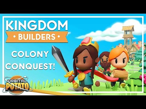 Building A KINGDOM! - Kingdom Builders - City Builder Colony Sim Game