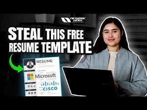 Get Shortlisted as a Network Engineer in 2026! Free Resume Template