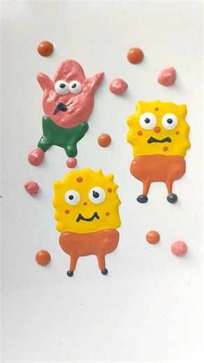 Cute blob characters in bright colors #CuteArt #ColorfulDesign #DIYArt