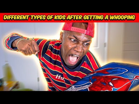 Different types of Kids after getting a Whooping