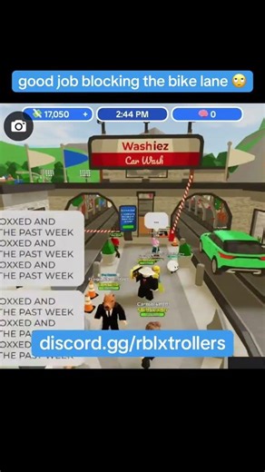 good job blocking the bike lane #roblox #rblx #exploits #robloxexploi