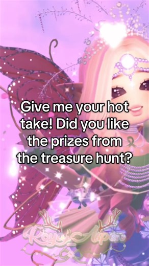 Give me your hot take on the treasure hunt prizes! #update #royalehigh #prize #opinion #roblox
