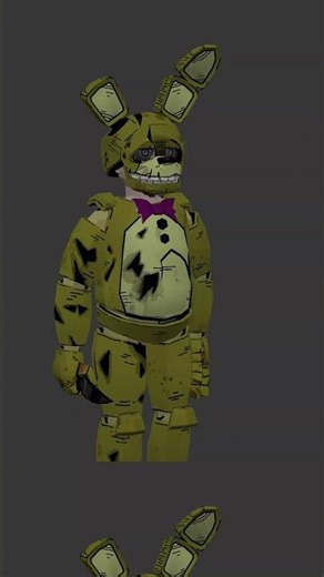 Retro Springtrap Test #fivenightsatfreddys #springtrap #fnaf #animation #3danimation #3d