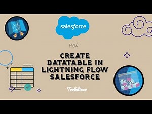 Create Datatable in Lightning Flow salesforce