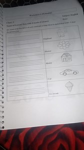 Class: 3Worksheet-1 (Printable)Subject: EnglishDate:Name of... | Filo