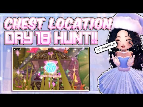 ❄️GUIDE: *LESS THAN 3 MINS* DAY 18 HUNT CHEST GUIDE!! Royale High Scavengar Hunt