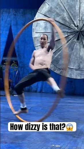 MIND BLOWING Cyr Wheel Performance 🤯 #acrobatics #circus #cyrwheel