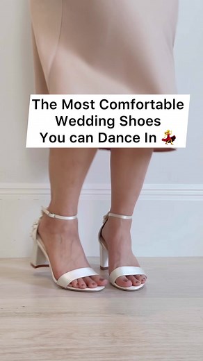 You can dance all night in these comfortable wedding shoes! Leave a 💃 if you love to dance #BellaBelleShoes #bridetobe #weddingshoes #weddingtiktok #weddingdance