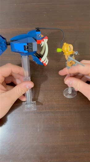 Angler Fish + Diver! #superspeedbuild #lego