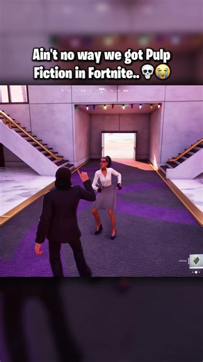 Pulp Fiction is IN Fortnite now.. 😭💀 #fortnite #fortniteshorts