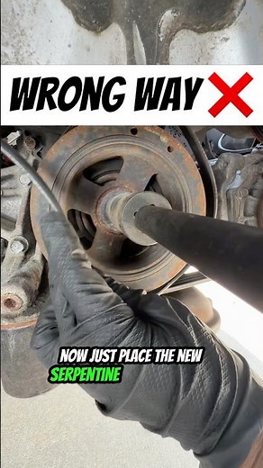 💥 You’re Installing Serpentine Belts Wrong! #mechanic