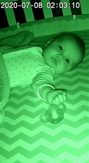 old baby cam clip… pacifier moved on its own?? (2020)