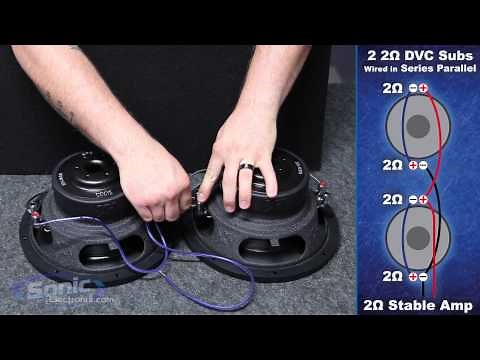 How to Wire Two Dual 2 ohm Subwoofers to a 2 ohm Final Impedance | Car Audio 101