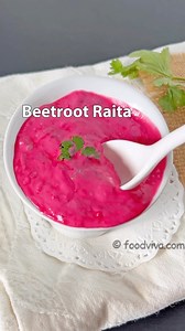 Beetroot Raita (plain yogurt based beetroot dip) It is as simple as...