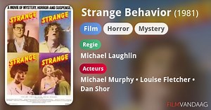 Strange Behavior (1981)