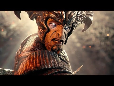 Justice League (2017) Justice League Heroes vs SteppenWolf Fight | HD Fandango MovieClips