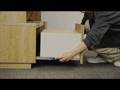 引き出し（ボタン式）の外し方