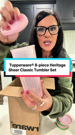 Tupperware® Heritage Classic Tumbler Set: A Nostalgic Choice