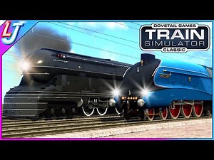 Train Simulator - PRR S1 VS A4 Mallard (RACE!)