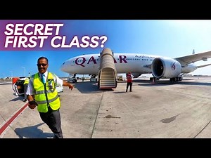 ALONE in Qatar Airways' SECRET First Class
