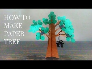 DIY Easy Paper Tree: How to Make a Paper Tree