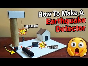Amazing Earthquake Alarm Model 😱 | Simple Science Project Using Buzzer & LED