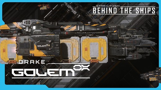 16K views · 289 reactions | From A to B to OX. The Golem’s buffed up, bulkier brother is hauling ass across the ‘verse to deliver you easy-peasy loading, and one heck of a heavy payday. Behind the Ships: Drake Golem OX | Star Citizen | Facebook