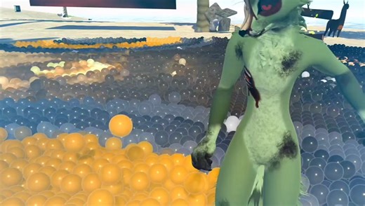 Ball pit fun #vrchat #furry #furries #goodvibes