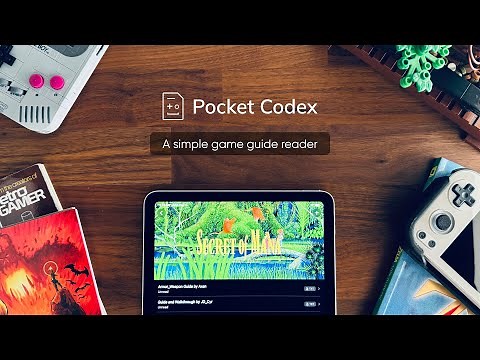 Pocket Codex: A simple reading app for retro game guides on iOS