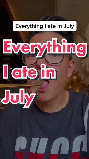 Everything I ate in July. Follow for more food videos #CameraRoll #foodblogger #autosync #foodtiktokcreators