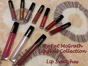 My Pat McGrath Lip Gloss Collection | with lip swatches