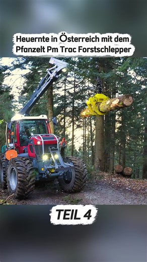 #Vom Forst in die Landwirtschaft | Heuernte in Österreich mit dem Pfanzelt Pm Trac Forstschlepper #Agropictures #Landwirt #Lohnunternehmen #Traktor