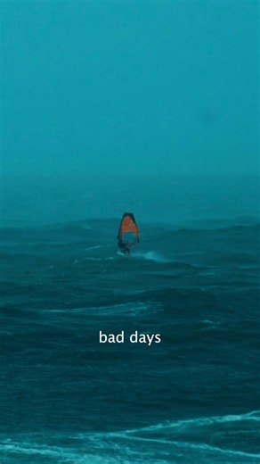 For windsurfers, bad days are good days🌪️💪#storm #windsurf #windsurfing #viral