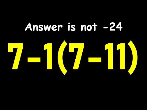 Most People Get This Order of Operations Wrong!