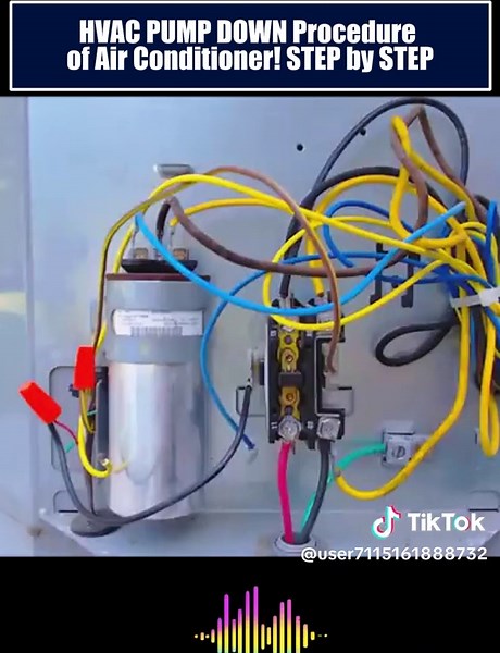HVAC PUMP DOWN Procedure of Air Conditioner! STEP by STEP! #skillbuilder #diy #diyhacks #foryour #repair #fix #tips r #repairtips #plumbinghacks #HVAC #waterheater #flush #thorough #plumbing #plumbers