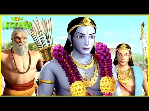 Ramayana: The Epic | Hindi Animated Cartoon For Kids | Ram Janam Aur Sita Swayamwar | Wow Legends