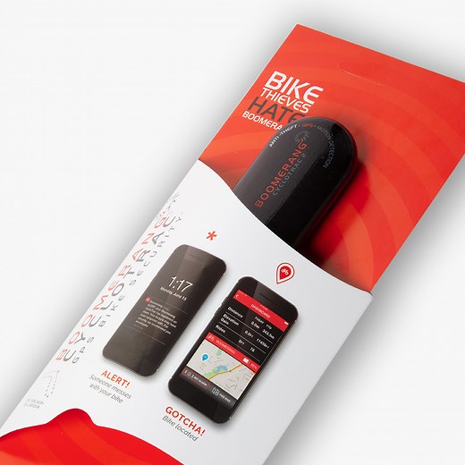 Bike Alarm with Bike GPS Tracking and App - Boomerang V2 Rental